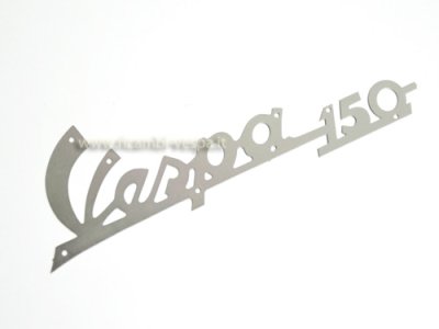 Vespa-Schild aus satiniertem Aluminium für Vespa 150 VBA&#x2F;VBB 