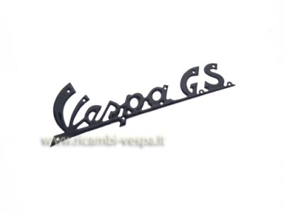 Aluminiumplakette Vespa GS in nachtblauer Farbe für Vespa GS 150 VS1T &gt; VS5T 