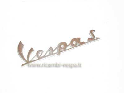 Schild &quot;Vespa s&quot; für Vespa 150 Sprint 