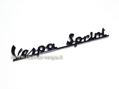 Targhetta Vespa Sprint di colore Blu notte per 150 Sprint 050001 -&lt; 051523 