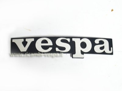 Targhetta &quot;Vespa&quot; per Vespa P125X VNX2T 65161 -&gt;&#x2F;​P150X VLX1T 436001-&gt;&#x2F;​P200E VSX1T 148029-&gt;&#x2F;​PX125&#x2F;150&#x2F;200E&#x2F;​T5 