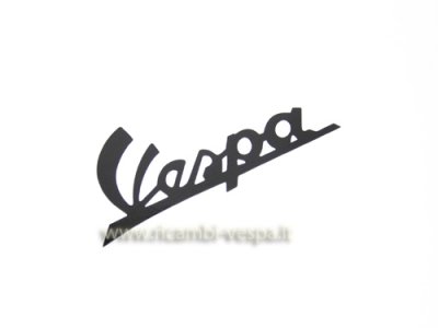 Targhetta Vespa adesiva di colore nero per Vespa 125 VNB4T 135618 -&gt;&#x2F;​VNB5&#x2F;​VNB6T -&gt;3349 