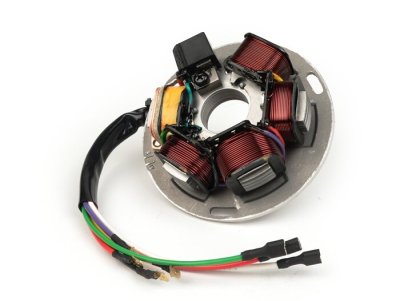 Kompletter Stator mit 7 Kabeln für Vespa 125&#x2F;150&#x2F;200 PX Arcobaleno mit elektrischem Anlasser 